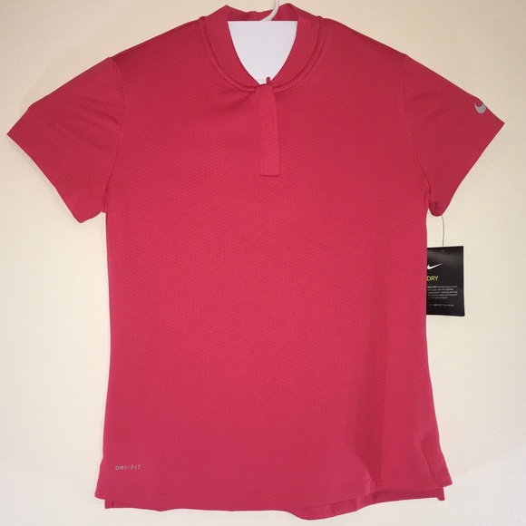 Nike Dri Fit Shortsleeve Blade Collar Golf Polo - Picture 2 of 8